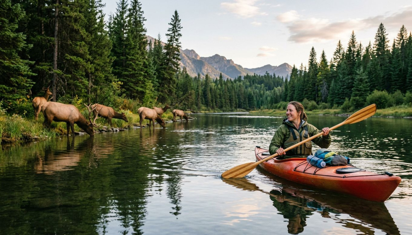Remare al ritmo della natura: storie di incontri ravvicinati con la fauna in kayak